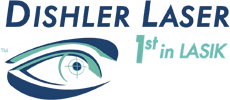 The logo of dishler laser with transparent background