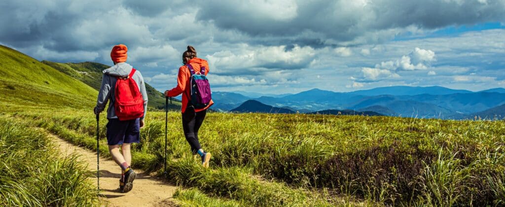 Hiking in the Mountains