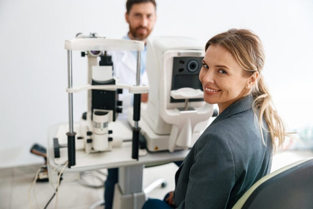 LASIK Consultation with Woman